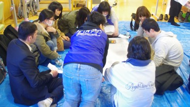 【青いベストを羽織っているのが新2年生】