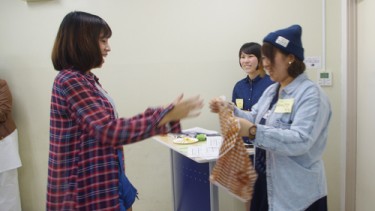 早くあがった人には景品が♪