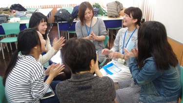 「将来像」について話し合う様子