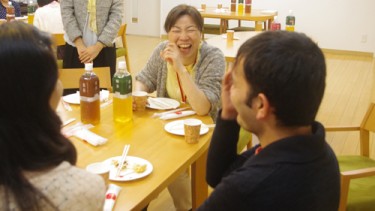 楽しい話しで盛り上がります。