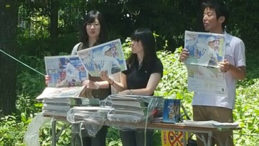 最寄りの駅から球場までいろいろな場所で販売されていました