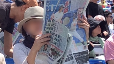 たくさんの方が場内でご覧になっていました