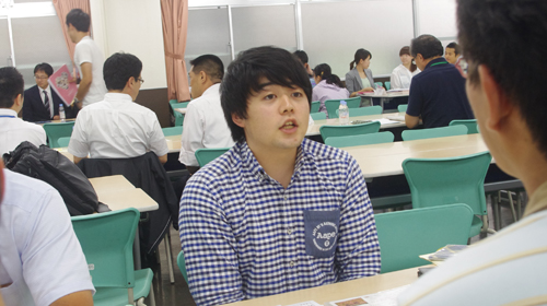 介護福祉学科卒業生の千葉さんは なんと仙台から参加してくださいました!