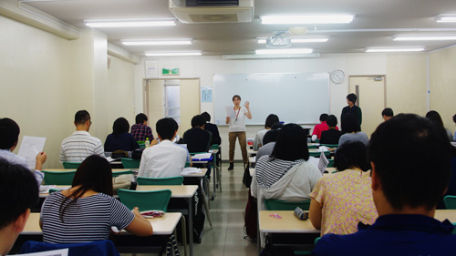 介護福祉学科学科長の八子先生より後期に関するお話もありました!