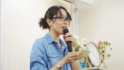 後輩からも応援メッセージが送られました!