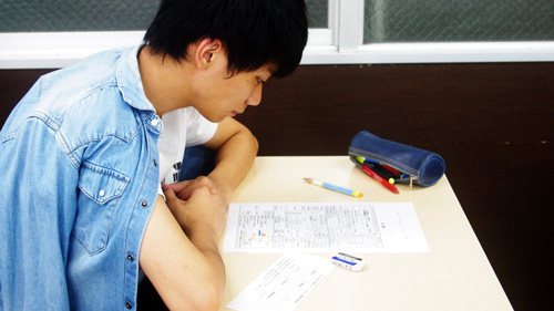 学生も集中して受講していました!