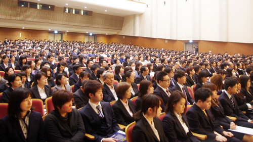 入学式の様子