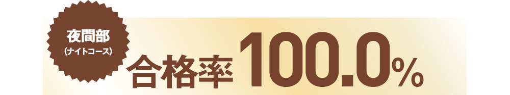 昼間部合格率86.6%