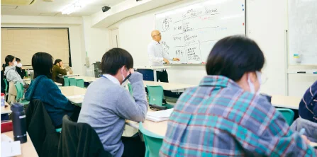 入学前学習会の様子の写真