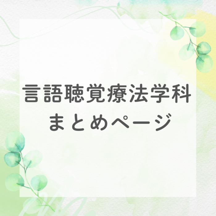 言語聴覚療法学科まとめのサムネイル画像